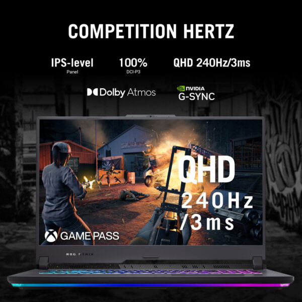 ASUS ROG Strix G17 G713PI-HX130W AMD Ryzen™ 9 7940HX Laptop 43,9 cm (17.3") Full HD 16 GB DDR5-SDRAM 1 TB SSD NVIDIA GeForce RTX - Afbeelding 13