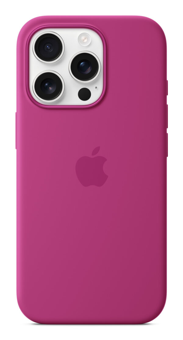 Apple Siliconenhoesje met MagSafe voor iPhone 16 Pro - Fuchsia - Afbeelding 4