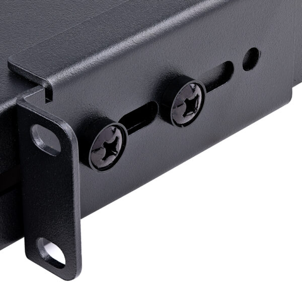 StarTech.com 1U 4-Post Verstelbare Geventileerde Plank voor Server Rack - 150 kg - 49,5 tot 97,4 cm Rack Shelf met Instelbare Mo - Afbeelding 5