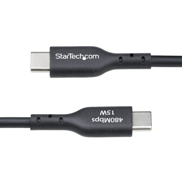StarTech.com 2m USB-A naar USB-C Laadkabel, USB-A naar Type-C Oplaadkabel, 3A Fast Charge, USB 2.0 Data Transfer Kabel, TPE Mant - Afbeelding 5