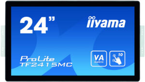 iiyama ProLite TF2415MC-B2 computer monitor 60,5 cm (23.8") 1920 x 1080 Pixels Full HD LCD Touchscreen Multi-gebruiker Zwart