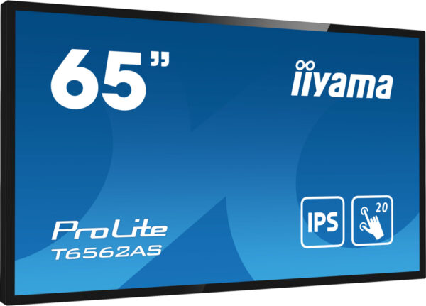 iiyama T6562AS-B1 beeldkrant Interactief flatscreen 163,8 cm (64.5") IPS 500 cd/m² 4K Ultra HD Zwart Touchscreen Type processor - Afbeelding 2