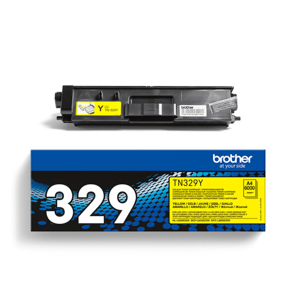 Brother TN-329Y tonercartridge 1 stuk(s) Origineel Geel - Afbeelding 2