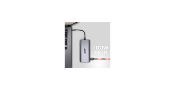 Acer 12-in-1 Type-C Dongle Bedraad USB 3.2 Gen 1 (3.1 Gen 1) Type-C Zilver - Afbeelding 13