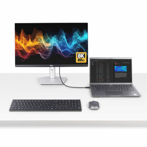 StarTech.com 50cm USB4 Kabel, USB-IF Gecertificeerde USB Type-C Kabel, 40Gbps, 240W Power Delivery PD 3.1 EPR, 8K 60Hz, USB-C Da - Afbeelding 5
