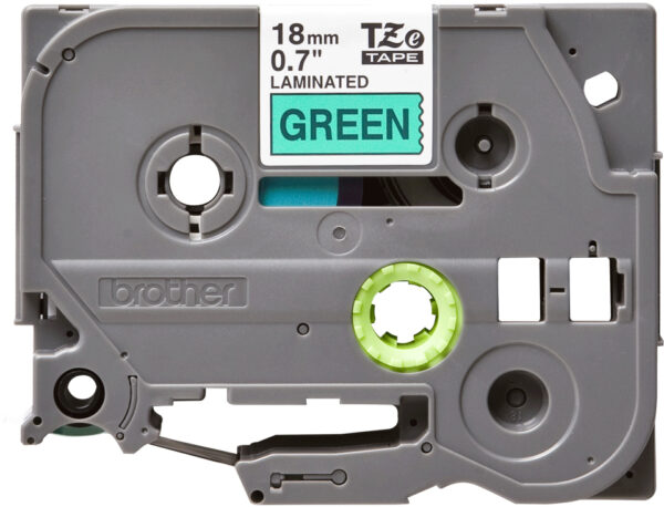Brother TZE-741 labelprinter-tape Zwart op groen TZ - Afbeelding 2