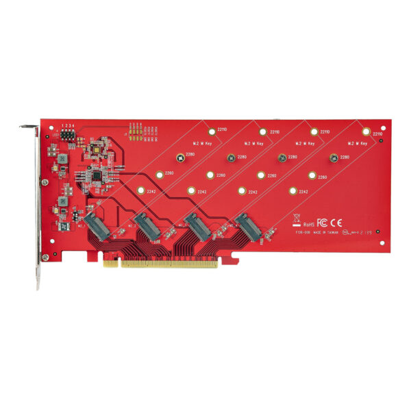 StarTech.com QUAD-M2-PCIE-CARD-B interfacekaart/-adapter Intern M.2 - Afbeelding 5