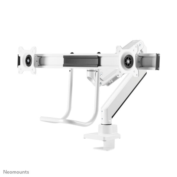Neomounts NM-D775DXWHITE Monitorarm 10-32" - gasveer - Topfix - 180°-stop - Afbeelding 5