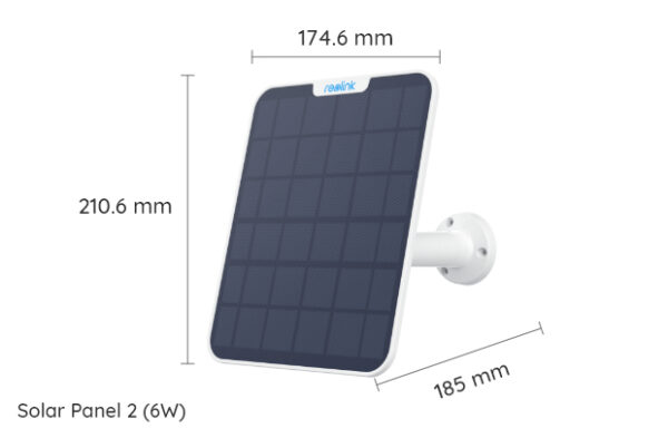 Reolink Zonnepaneel 2 voor camera op batterij - Afbeelding 2