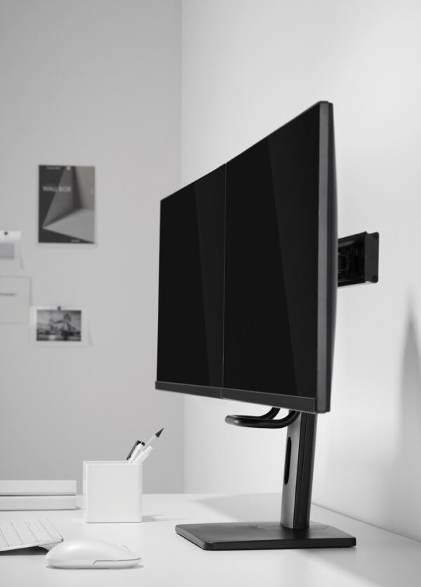 Gembird MS-D2-01 flat panel bureau steun 68,6 cm (27") Zwart - Afbeelding 17