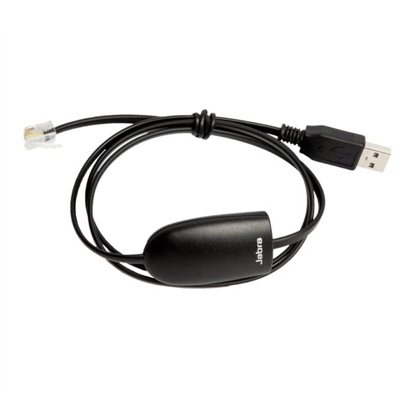 Jabra 14201-29 tussenstuk voor kabels RJ-9 USB A Zwart
