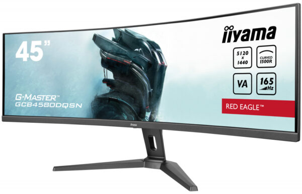 iiyama G-MASTER RED EAGLE CURVED computer monitor 114,3 cm (45") 5120 x 1440 Pixels Dual QHD LED Zwart - Afbeelding 4