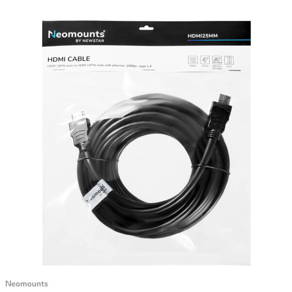 Neomounts HDMI25MM HDMI kabel - 7.5 meter - Afbeelding 4