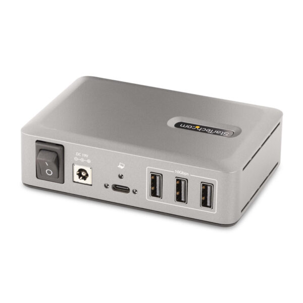 StarTech.com 10-Port USB-C Hub, 8x USB-A + 2x USB-C, Self-Powered met 65W Power Supply, USB 3.1 10Gbps, Desktop/Laptop USB Hub m - Afbeelding 2