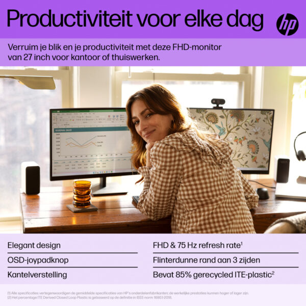 HP P27 G5 FHD-monitor - Afbeelding 9