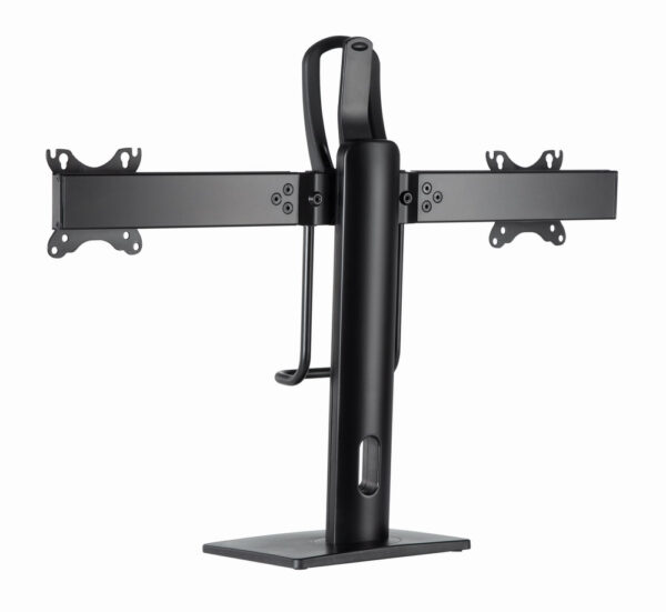 Gembird MS-D2-01 flat panel bureau steun 68,6 cm (27") Zwart - Afbeelding 2