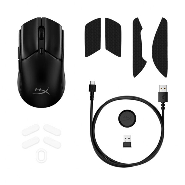 HP HyperX Pulsefire Haste 2 Mini - draadloze gaming muis (zwart) - Afbeelding 8
