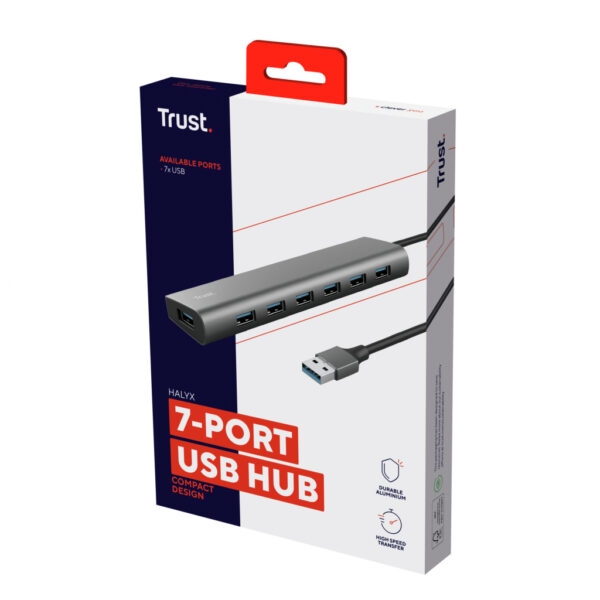 Trust Halyx USB 3.2 Gen 1 (3.1 Gen 1) Type-A 5000 Mbit/s Zilver - Afbeelding 8