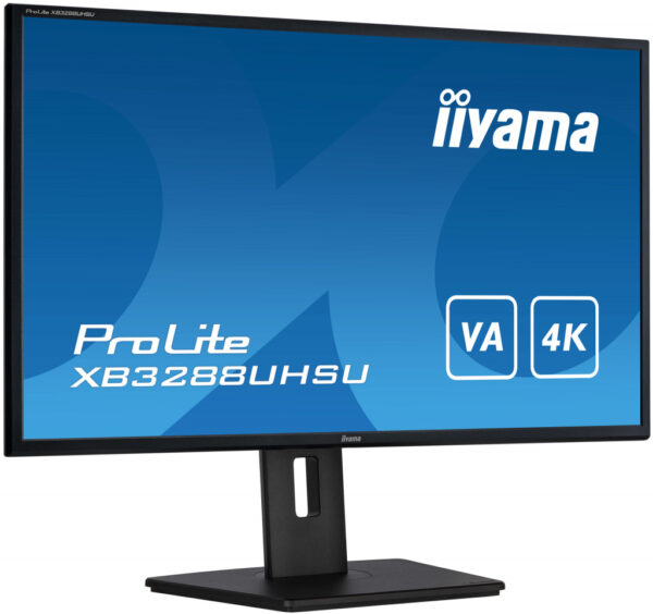 iiyama ProLite XB3288UHSU-B5 computer monitor 80 cm (31.5") 3840 x 2160 Pixels 4K Ultra HD LCD Zwart - Afbeelding 3