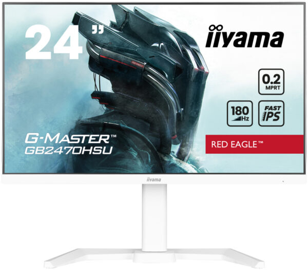 iiyama G-MASTER GB2470HSU-W6 computer monitor 60,5 cm (23.8") 1920 x 1080 Pixels Full HD LED Wit