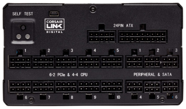 Corsair AX Series AX1600i power supply unit 1600 W ATX Zwart - Afbeelding 11