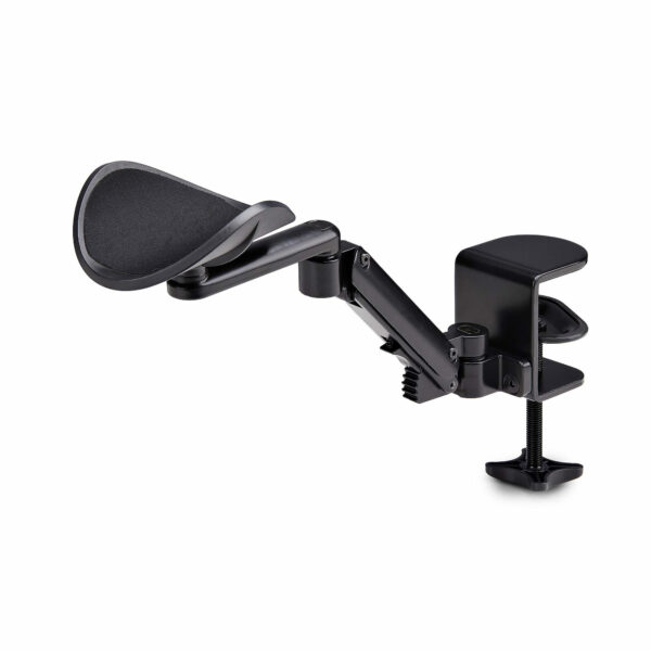 StarTech.com Verstelbare Armsteun voor Bureau, Ergonomische Arm/Elleboogsteun, 360-graden Rotatie, Kleminstallatie zonder Boren,