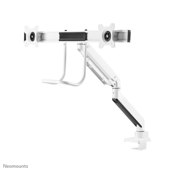 Neomounts NM-D775DXWHITE Monitorarm 10-32" - gasveer - Topfix - 180°-stop - Afbeelding 4