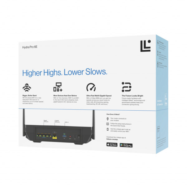 Linksys MR7500 draadloze router Gigabit Ethernet Tri-band (2,4 GHz / 5 GHz / 6 GHz) Zwart - Afbeelding 9