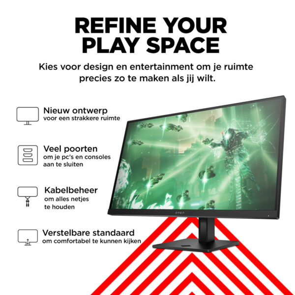 OMEN by HP 27 inch QHD 165 Hz gamingmonitor - OMEN 27q - Afbeelding 4