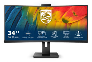 Philips 5000 series 34B1U5600CH/00 LED display 86,4 cm (34") 3440 x 1440 Pixels Wide Quad HD LCD Zwart