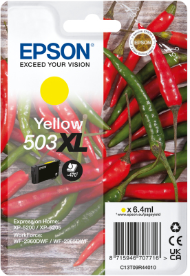Epson 503XL inktcartridge 1 stuk(s) Origineel Hoog (XL) rendement Geel