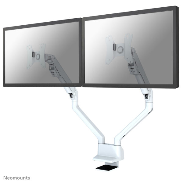 Neomounts FPMA-D750DWHITE2 Monitorarm 10-32" - gasveer - Topfix - 180°-stop