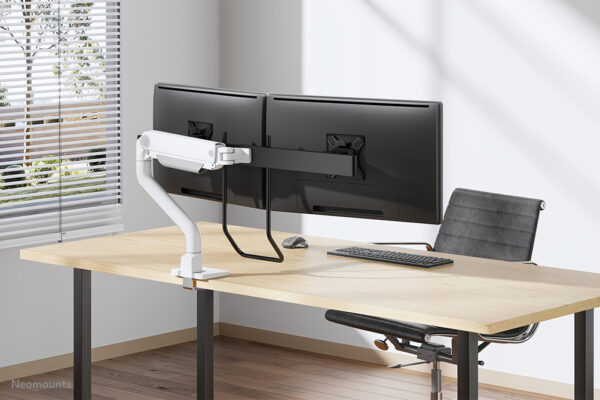Neomounts DS75S-950WH2 Monitorarm 17-32" - gasveer - Topfix - 180°-stop - Afbeelding 18