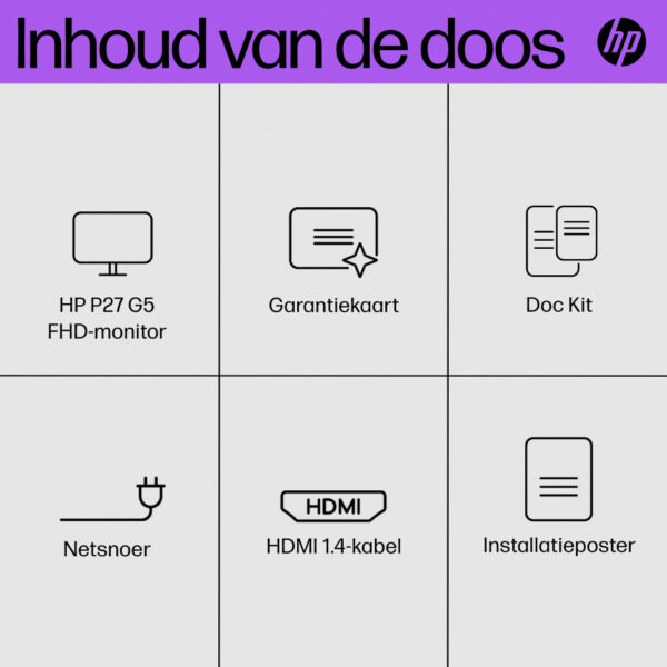 HP P27 G5 FHD-monitor - Afbeelding 7
