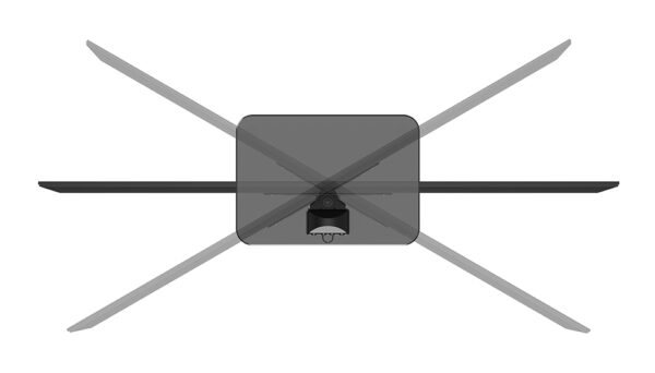 Neomounts DS45-430BL12 TV standaard 23-43"- zwenkbaar - Afbeelding 7
