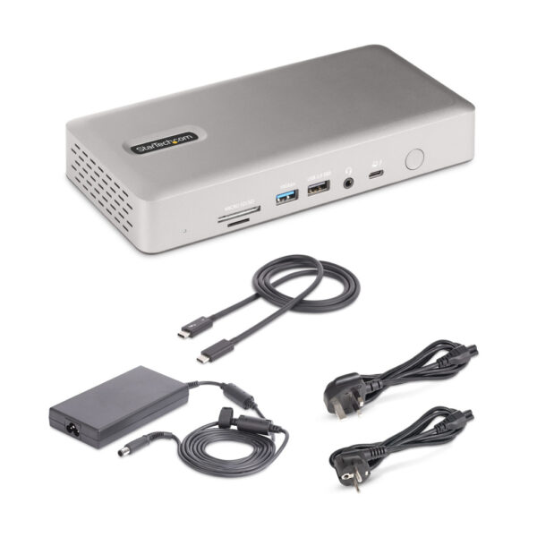 StarTech.com Thunderbolt 4 Multi-Monitor Docking Station, Quad/Triple/Dual Display Dock, 2x HDMI/2x DisplayPort, 7x USB Hub, 2.5 - Afbeelding 7