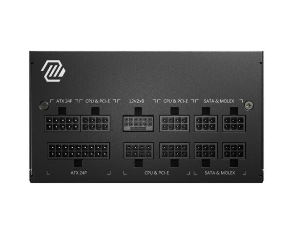 MSI MAG A750GL PCIE5 power supply unit 750 W 20+4 pin ATX ATX Zwart - Afbeelding 2