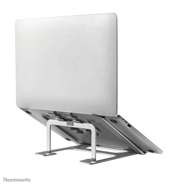 Neomounts NSLS085SILVER Laptopstandaard 10-17" - opvouwbaar - compact - universeel - Afbeelding 3