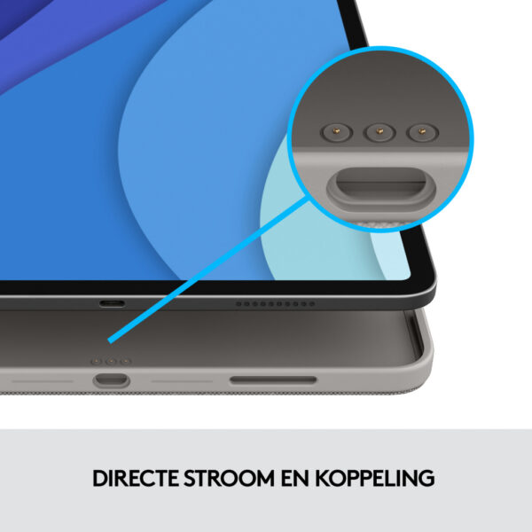 Logitech 920-010208 toetsenbord voor mobiel apparaat QWERTZ Duits Smart Connector Grijs - Afbeelding 12