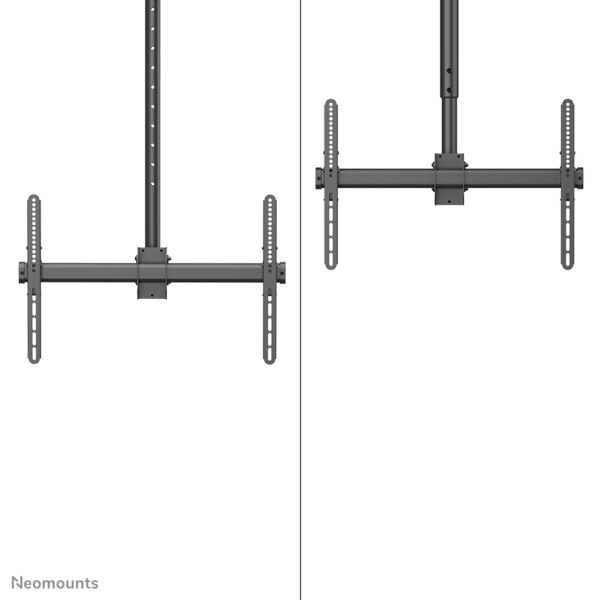 Neomounts CL35-440BL16L Monitor/TV-beugel plafond 37-70" - h 106-156 cm - Afbeelding 3