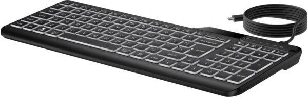 HP 405 backlit toetsenbord met kabel voor meerdere apparaten - Afbeelding 6