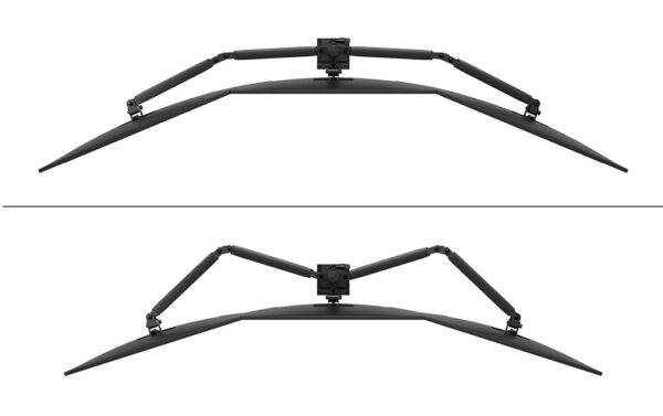 Neomounts DS60-600BL3 Monitorarm 10-27" - Quick-fix - 180°-stop - Afbeelding 9