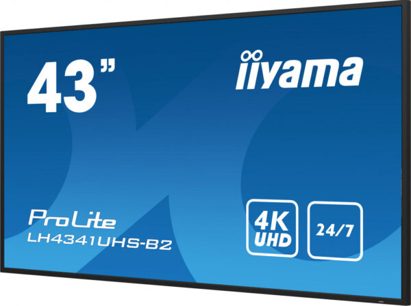 iiyama LH4341UHS-B2 beeldkrant 108 cm (42.5") LCD 500 cd/m² 4K Ultra HD Type processor Android 8.0 18/7 - Afbeelding 7