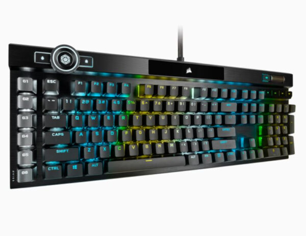 Corsair K100 RGB toetsenbord Gamen USB QWERTY Amerikaans Engels Zwart - Afbeelding 6