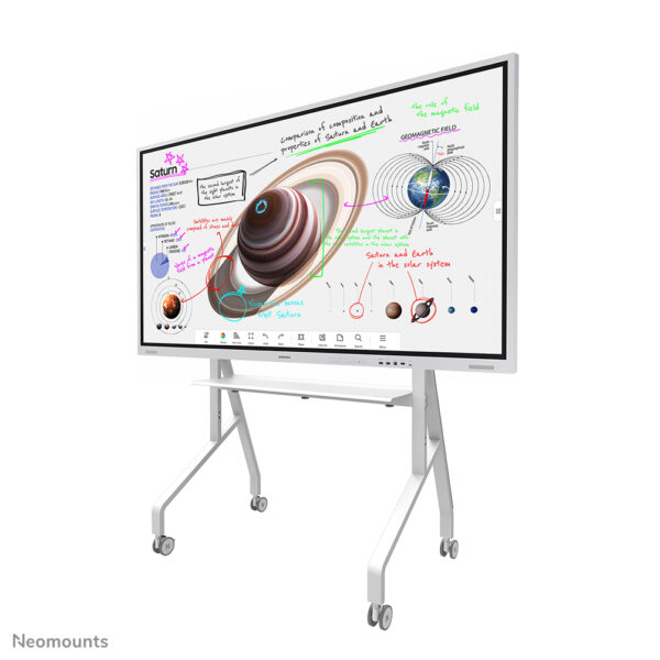Neomounts FL50-525WH1 TV trolley 55-86" - snelle installatie - TÜV - Afbeelding 3