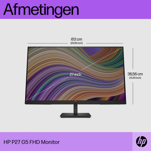HP P27 G5 FHD-monitor - Afbeelding 8