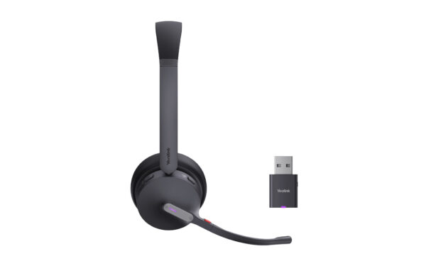 Yealink WH64 Hybrid Dual Teams Headset Draadloos Hoofdband Kantoor/callcenter Micro-USB Bluetooth Zwart - Afbeelding 5