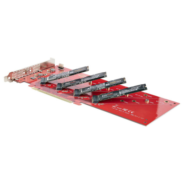 StarTech.com QUAD-M2-PCIE-CARD-B interfacekaart/-adapter Intern M.2 - Afbeelding 7