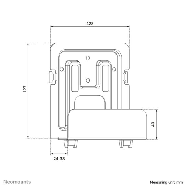 Neomounts AWL-440BL Mediaspeler houder - universeel - Afbeelding 11