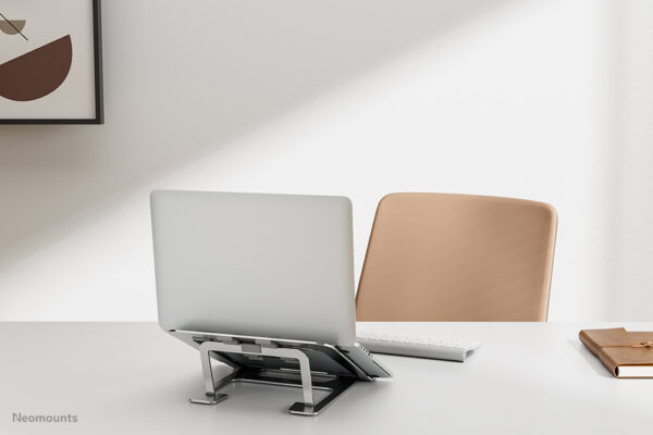 Neomounts NSLS085SILVER Laptopstandaard 10-17" - opvouwbaar - compact - universeel - Afbeelding 18